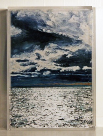 Nantucket Sound #1, SOLD 5x7" acrylic on mulitple acrylic panels ©Jess Hurley Scott