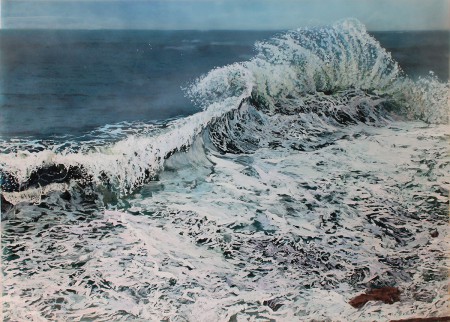 acrylic on multiple acrylic panels, landscape painting, seascape, jess hurley scott