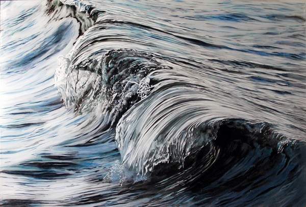 painting, layered paintings, art, artist, seascape painting, opening