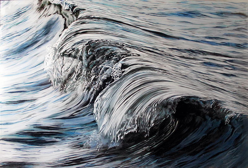 painting, layered paintings, art, artist, seascape painting, opening