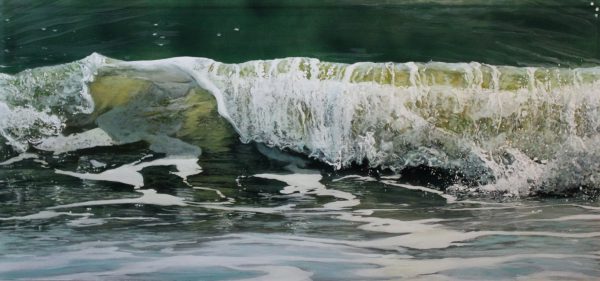 Jess Hurley Scott, dioramic panels, painting, ocean, seascape, acrylic painting, contemporary art, boston artist